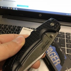 Нож COLD STEEL VOYAGER CLIP LARGE PLAIN EDGE 29AC